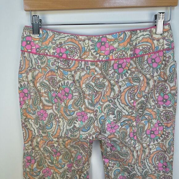Vintage Y2K Nanette Lepore Retro Pants Wide Leg Flare Flower Power Hippie size 4 - Picture 5 of 8